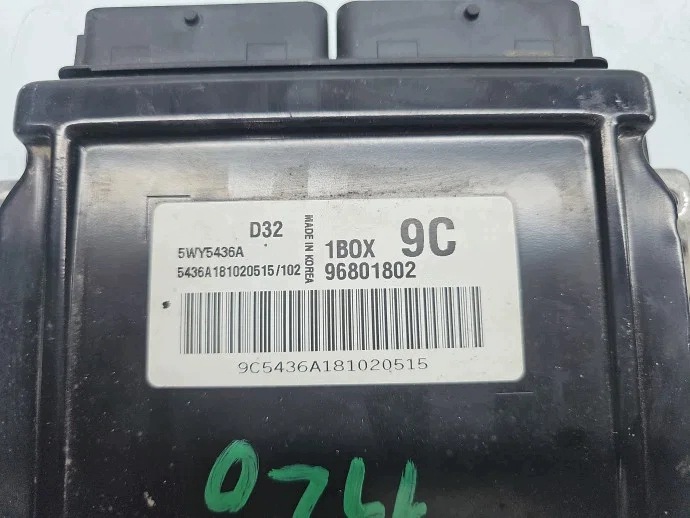 ECU Motor Chevrolet Spark M200/250 2005-2009 96801802 image 4
