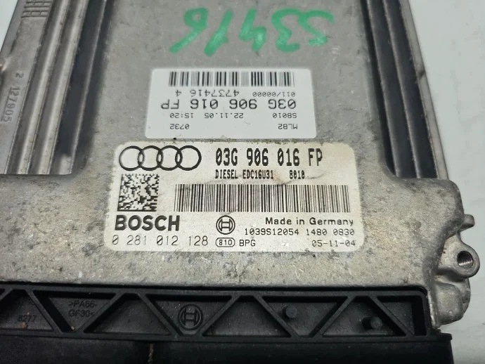 ECU Motor Audi A4 Avant 8ED B7 03G906016FP image 4