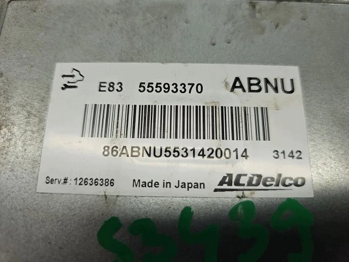ECU Engine Control Unit Opel Corsa D 1.2 55593370 Used image 6
