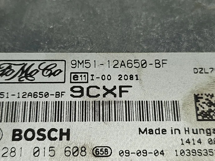 ECU Engine Control Unit Ford Focus 2 1.6 9M51-12A650-BF image 4