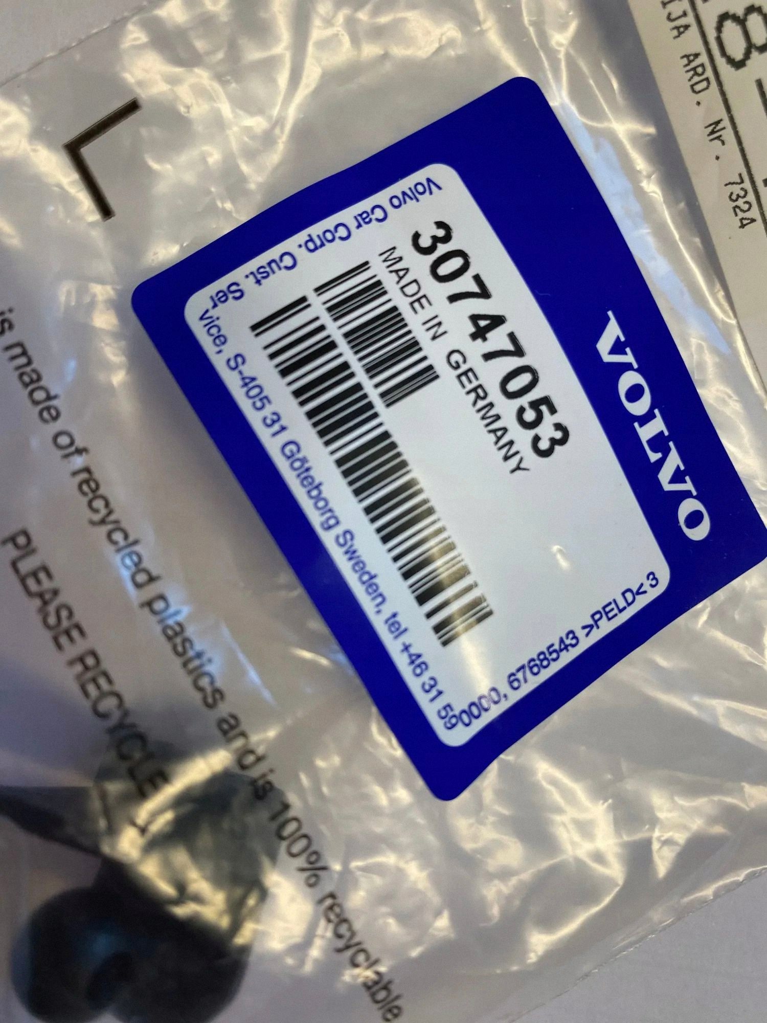 Cortina Maletero Delantero Volvo XC40 30747053