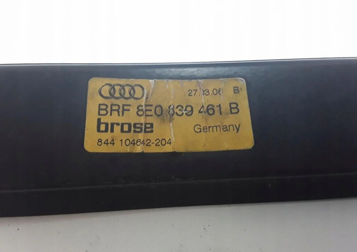 2006 Audi A4 S4 B7 Window Regulator Rear image 5