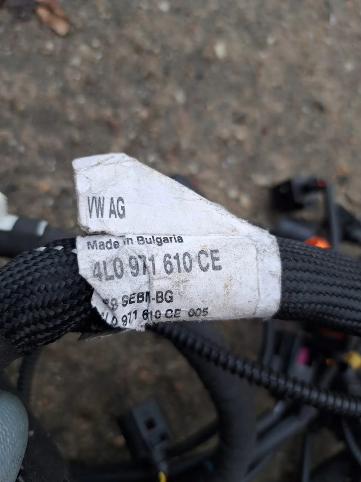 Audi Q7 Engine Wiring Harness 4L0971619CE image 3