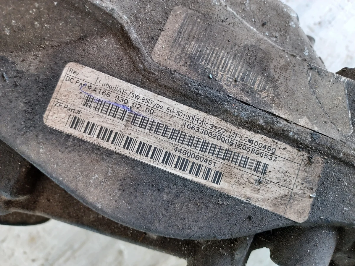 Différentiel Avant Mercedes ML W166 A1663300200 image 6