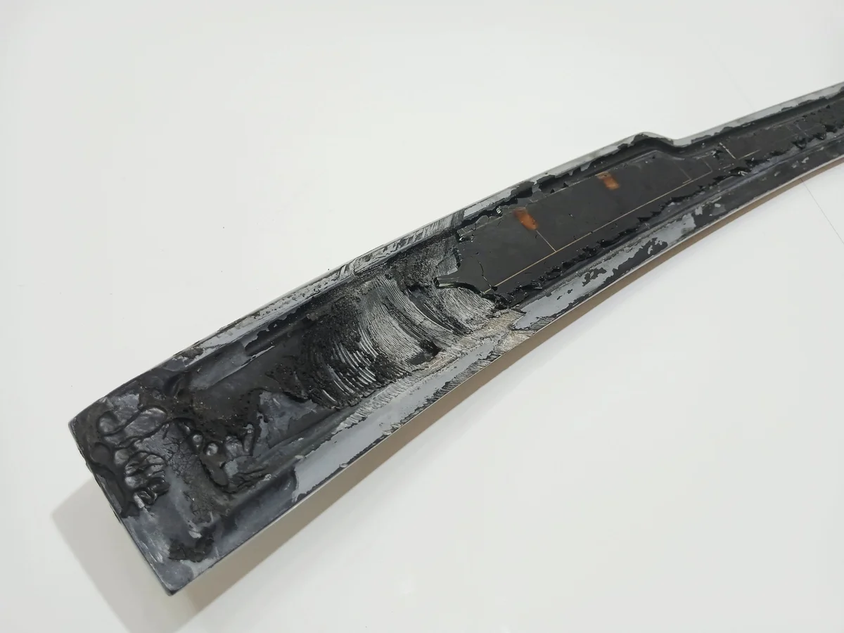 BMW E60 Rear Window Spoiler Spacegrau Used image 8
