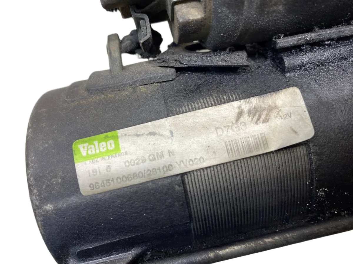 Démarreur Valeo 9645100680 D7G3 1.6 HDi image 5