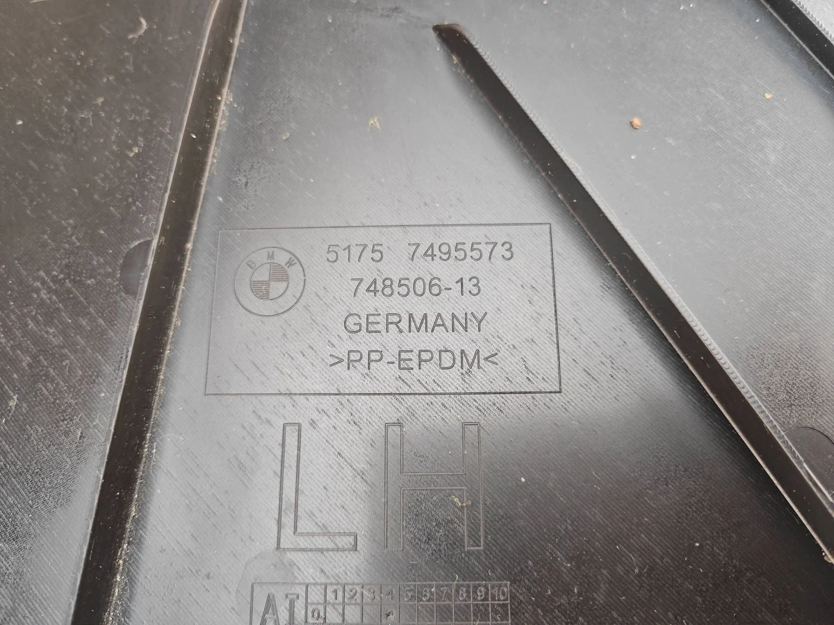 Cache sous-châssis gauche BMW 8 G16 G15 7495573 image 8