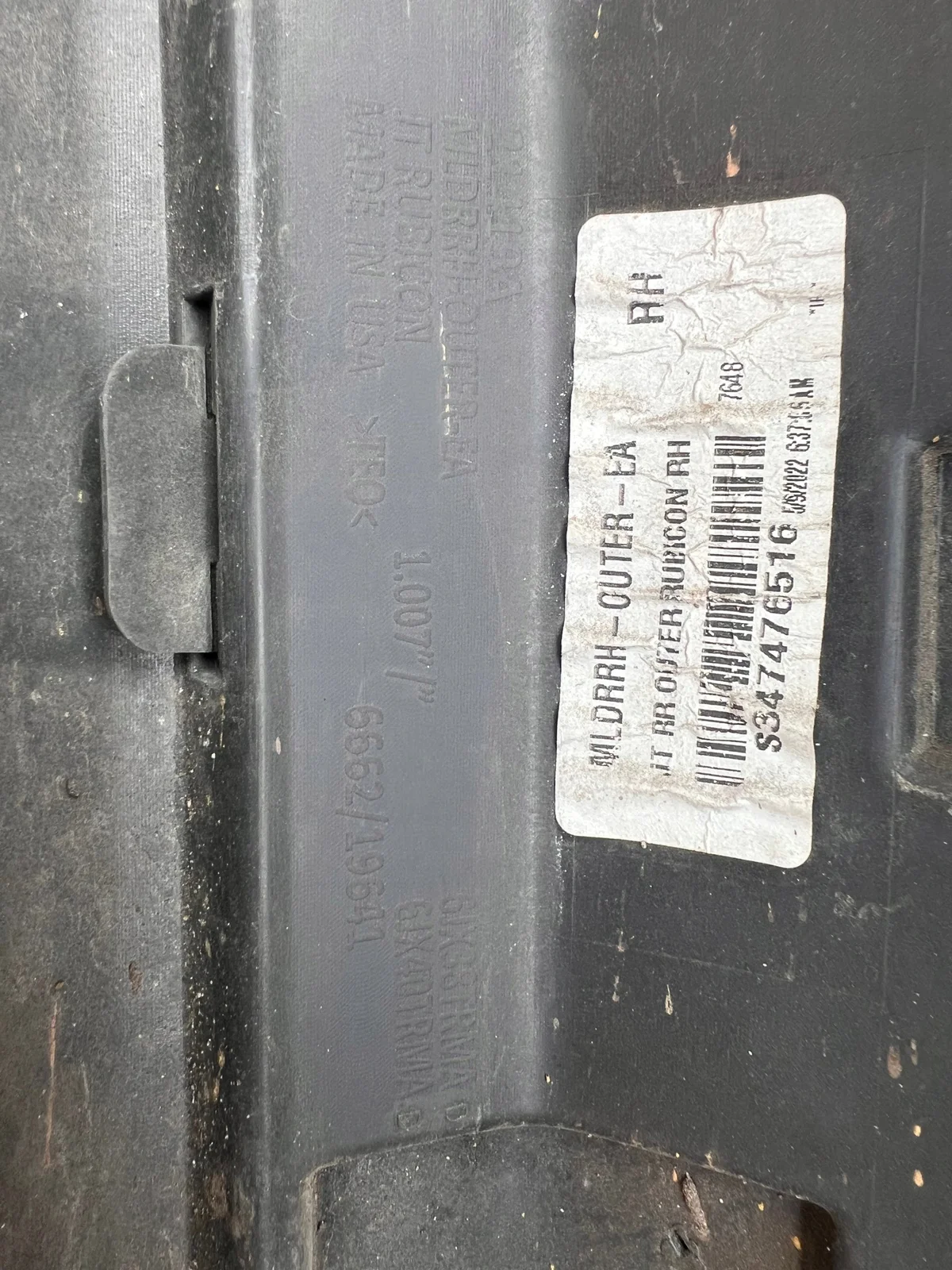 Jeep Wrangler etulokasuoja 6CE71RXFAE image 6