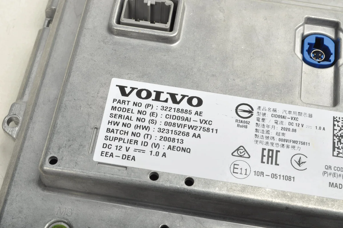 Volvo V60 XC60 Navigation Display Screen 32218885 image 7