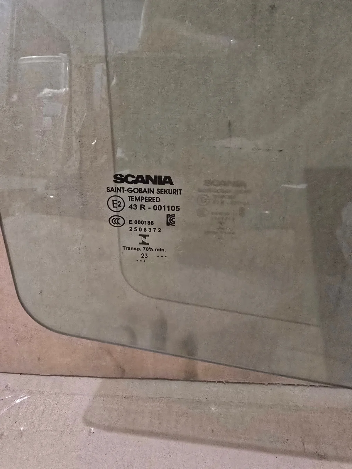 Scania S R NTG Right Side Window Used