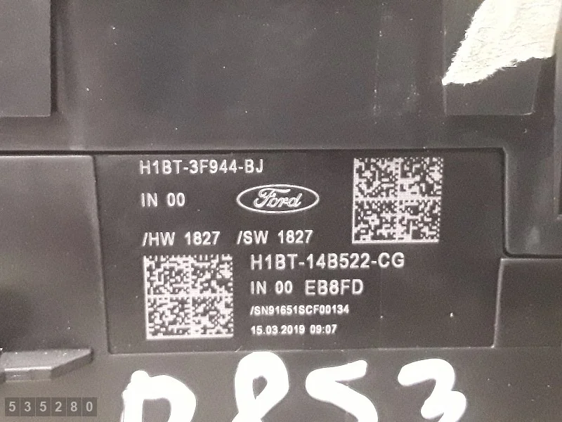 2021 Ford Fiesta St H1BT14B522CG Interruptor Usado image 4