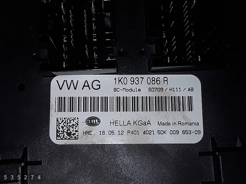 VW Golf VI ECU 1K0937086R Käytetty image 4