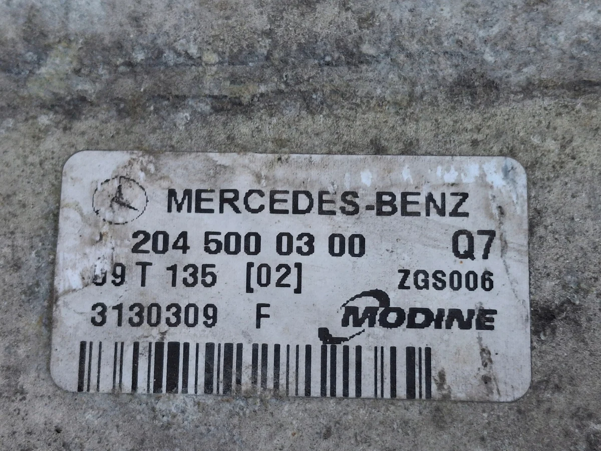 Intercooleri Mercedes C (W204) 2.2 CDI image 3