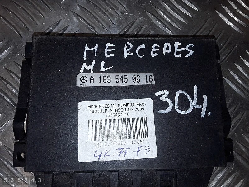 2004 Mercedes ML ECU a1635450616 image 4