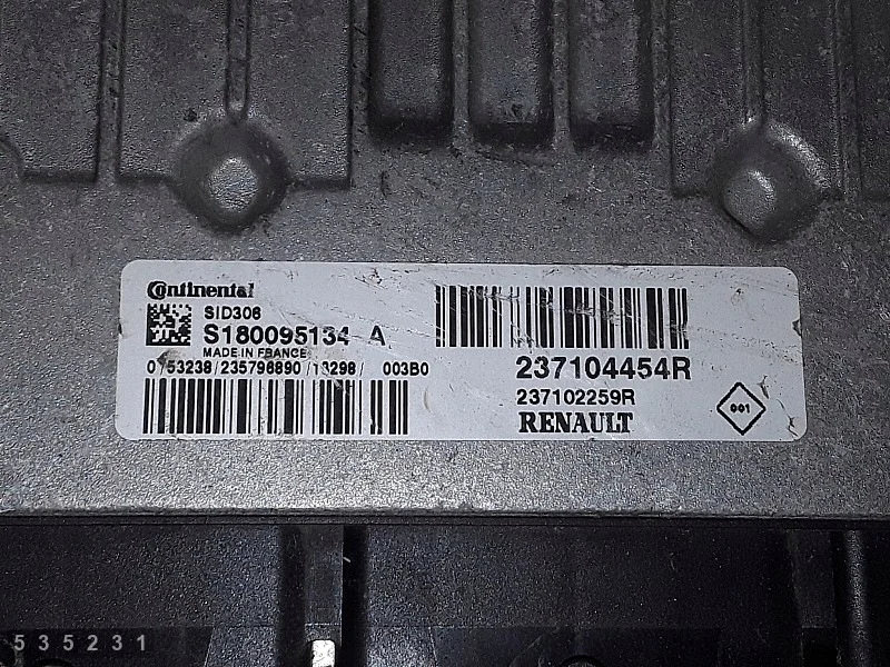 Dacia Duster ECU 1.5dci 2014 - 237104454R image 4