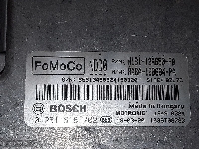 Ford Fiesta ECU 2019 H1B112A650FA image 4