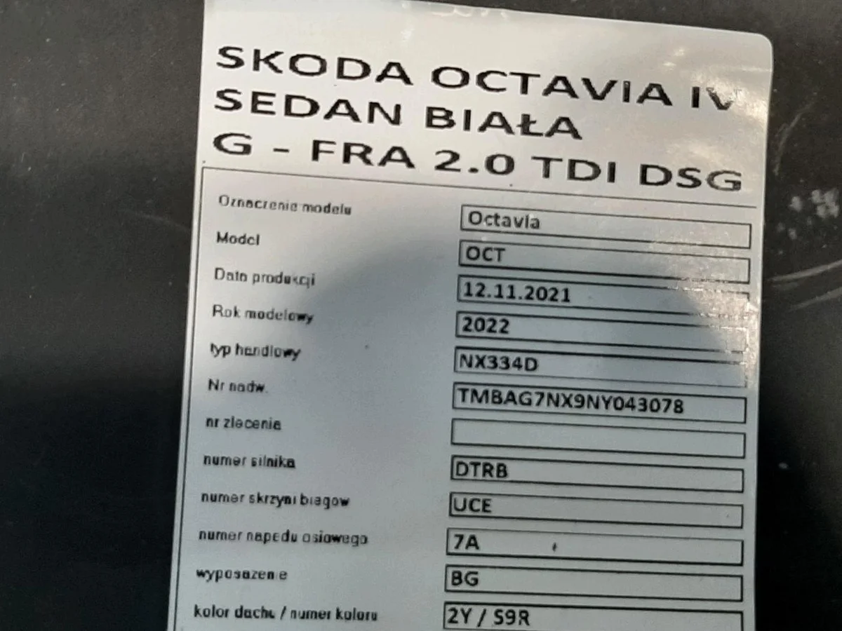 SKODA OCTAVIA IV 2.0 TDI Isolation Paroi 5E4863933 image 3