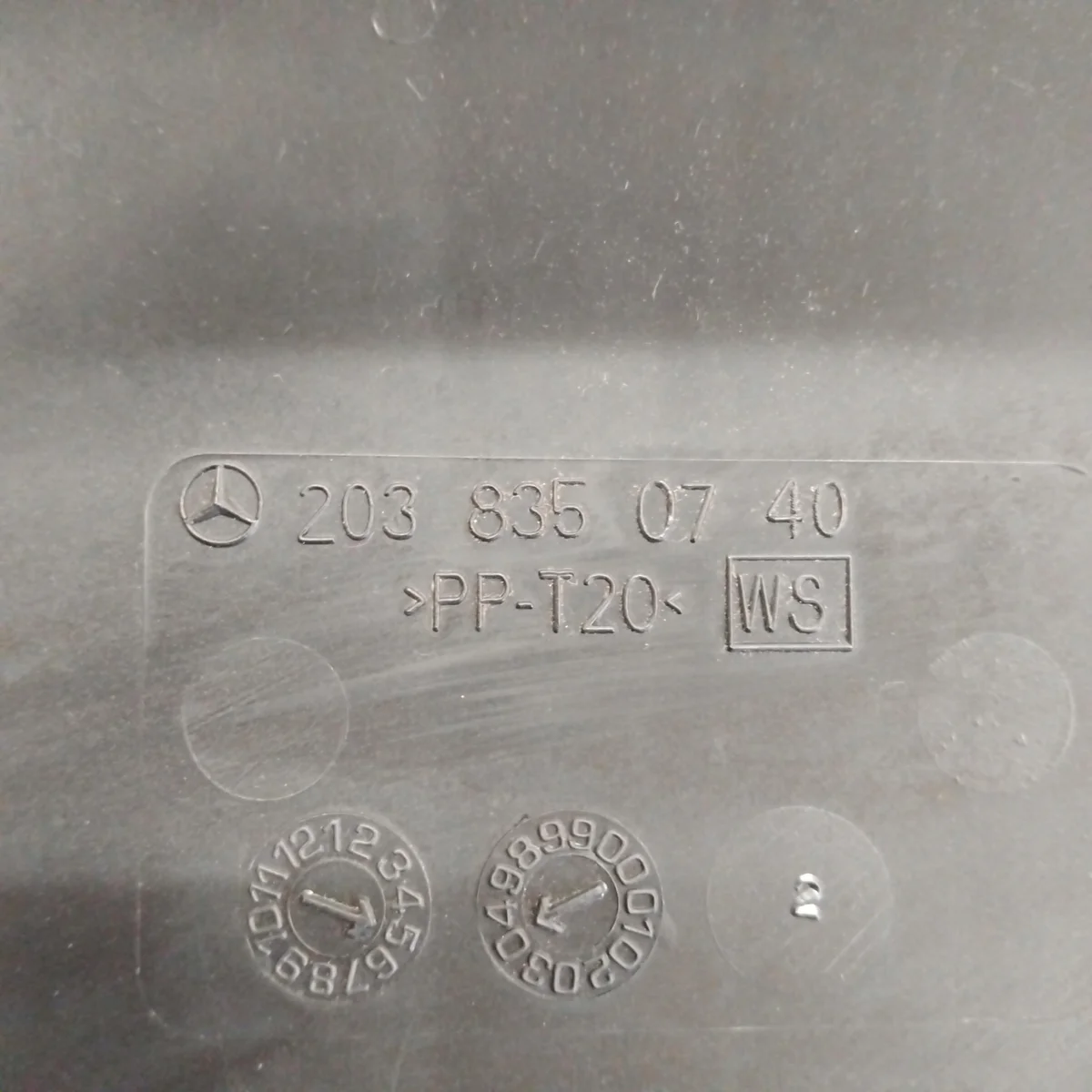 Behuizing Interieurfilter Mercedes CLK W209 A2038170921 image 8