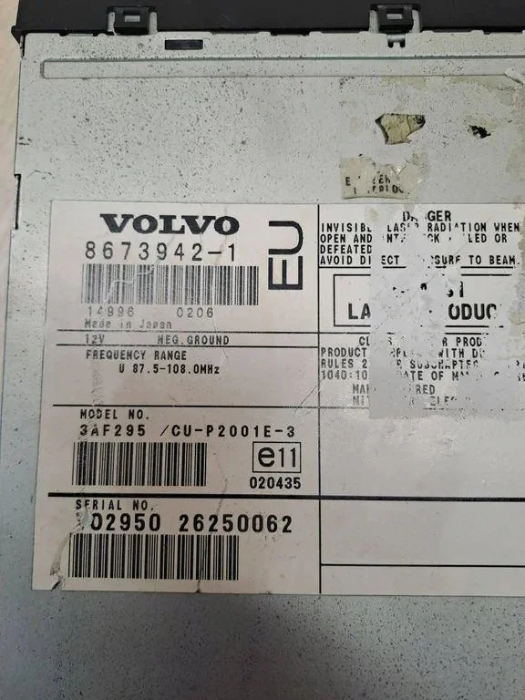 CD Changer Volvo S80 II 86739421 Usado image 3
