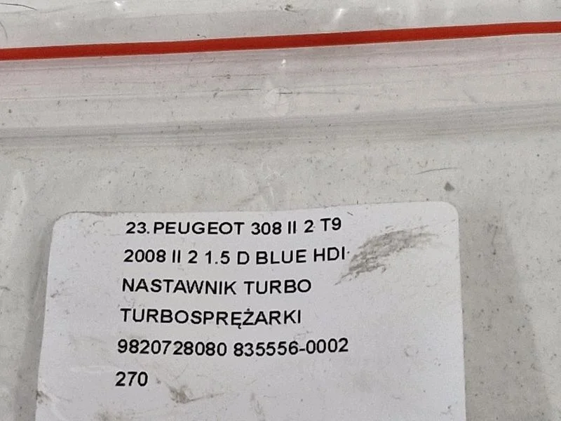 Nastawnik Turbo Peugeot 308 II 1.5 D BlueHDi image 6