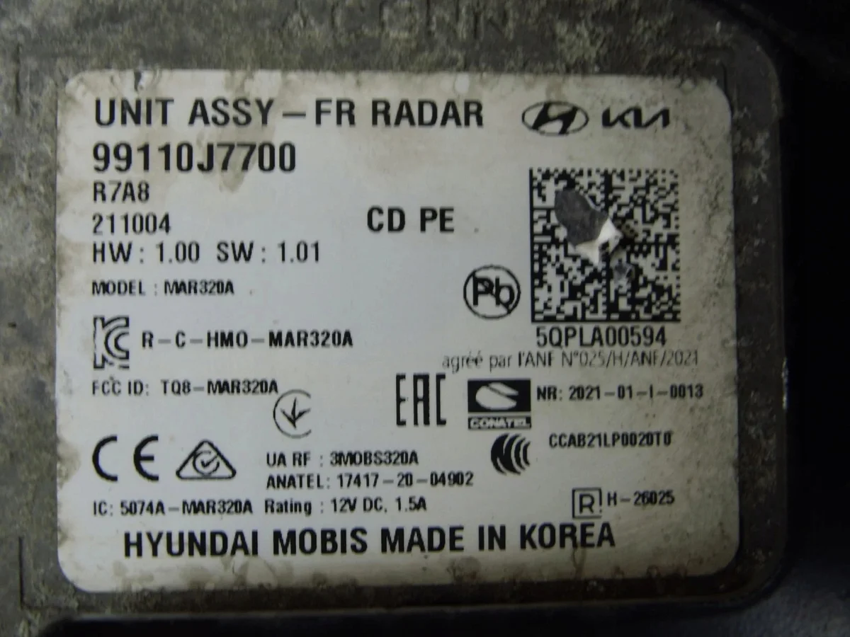 Kia ProCeed Radar Distronic 99110J7700 Usado image 4
