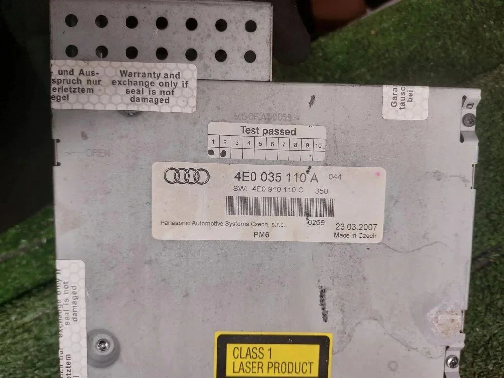 Audi A6 C6 Carregador CD 4E0035110 Usado image 8