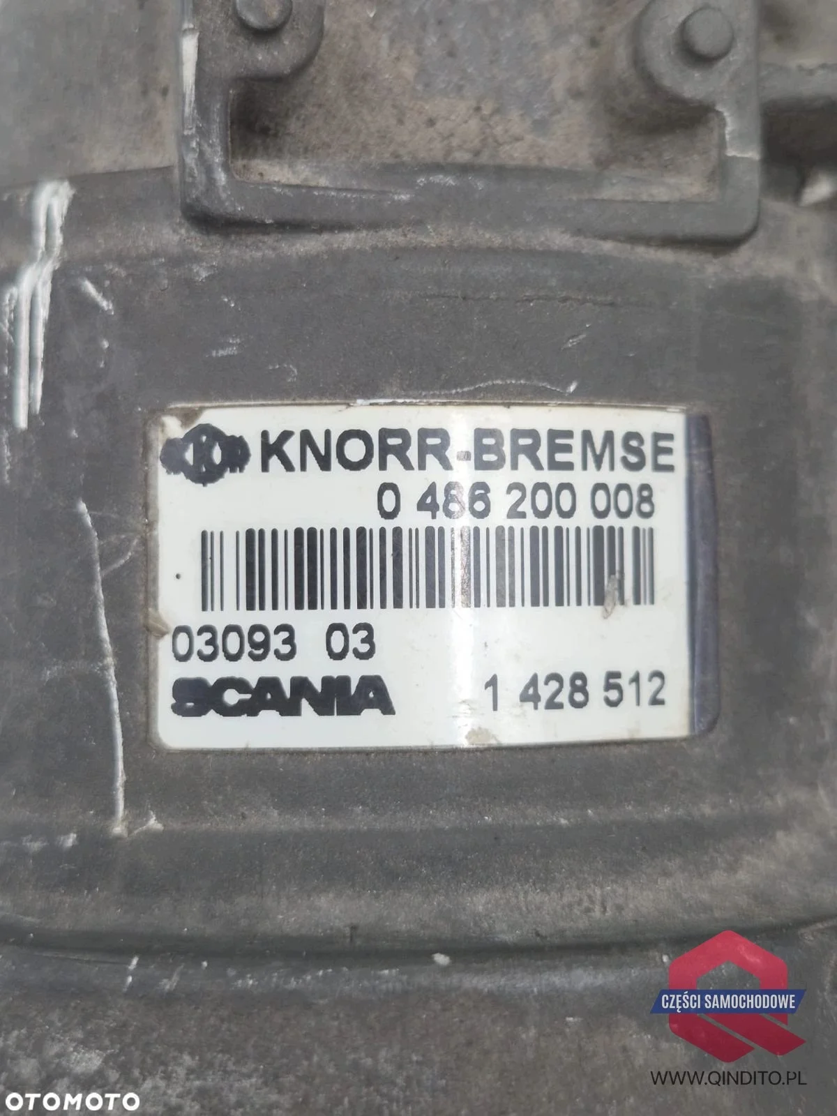 Vanne principale frein Scania R 0486200008 image 3