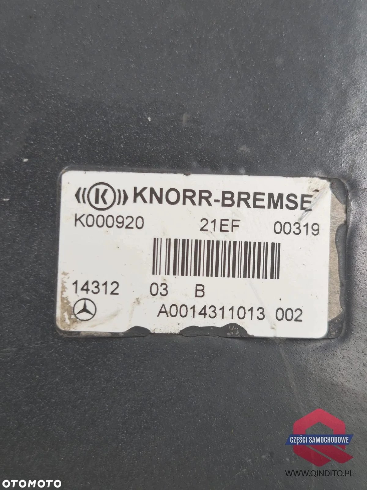 Vanne de commande remorque Mercedes Actros image 4