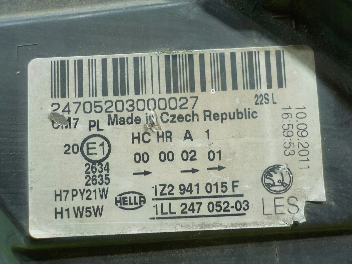 Skoda Octavia II 1.8 TSI ajovalo vasen image 8