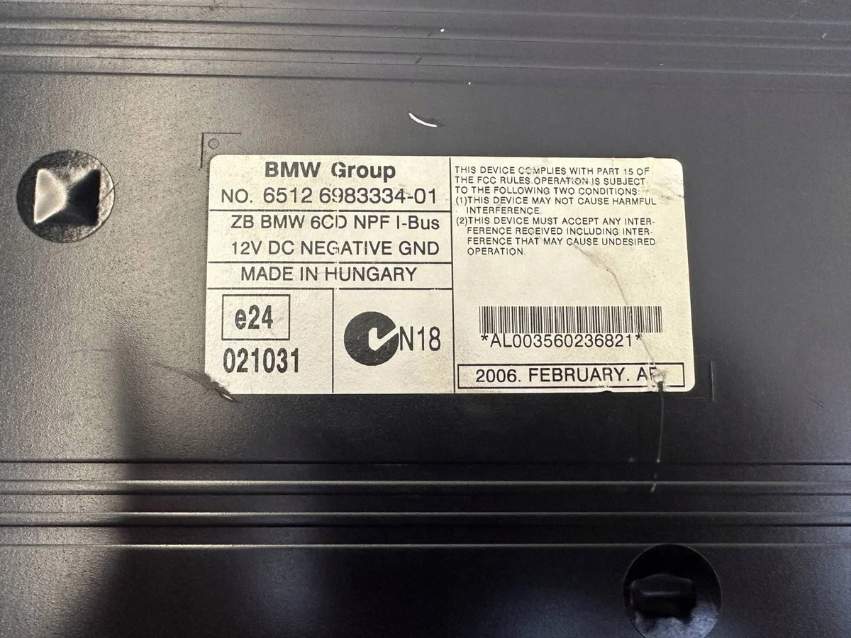 Chargeur CD BMW X3 E83 6983334 image 9