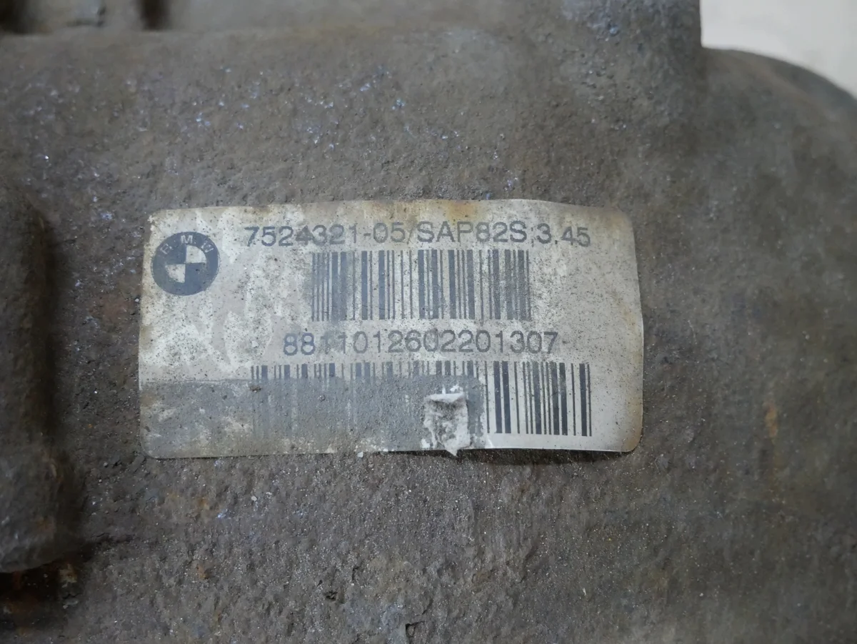 Différentiel arrière BMW E90 E91 E87 E81 3.45 image 6