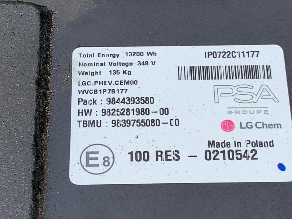 Hybride Batterij DS DS 7 9844393580 image 8