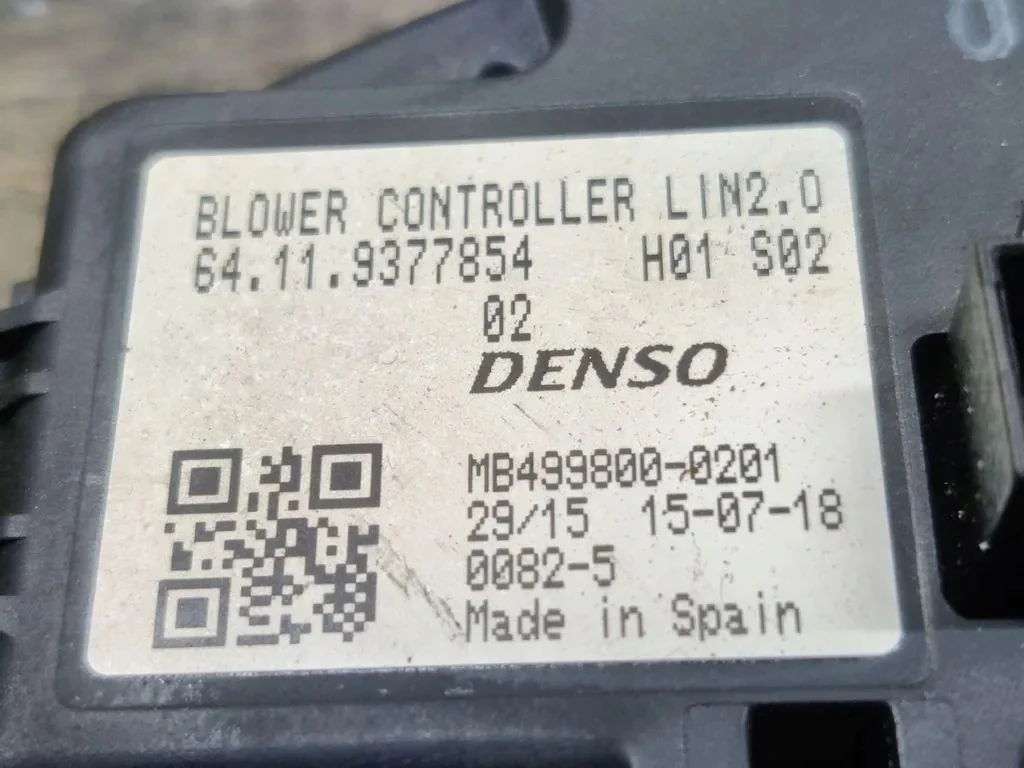 Relè Ventola Riscaldamento BMW I3 (I01) 9377854