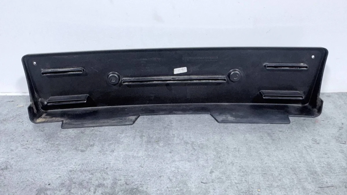 Porsche Panamera 971 License Plate Frame Used