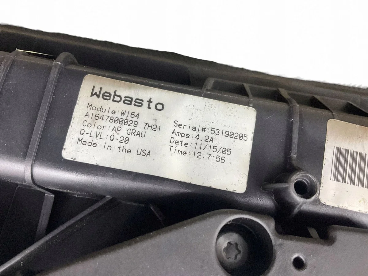 Mercedes ML W164 Schiebedach Motor A1648201442 image 5