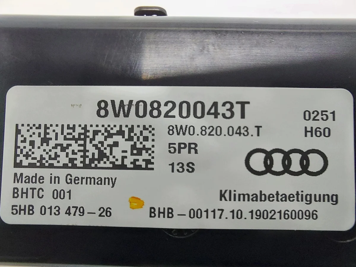 Panel Climatización Audi A4 B9 8W0820043T image 4
