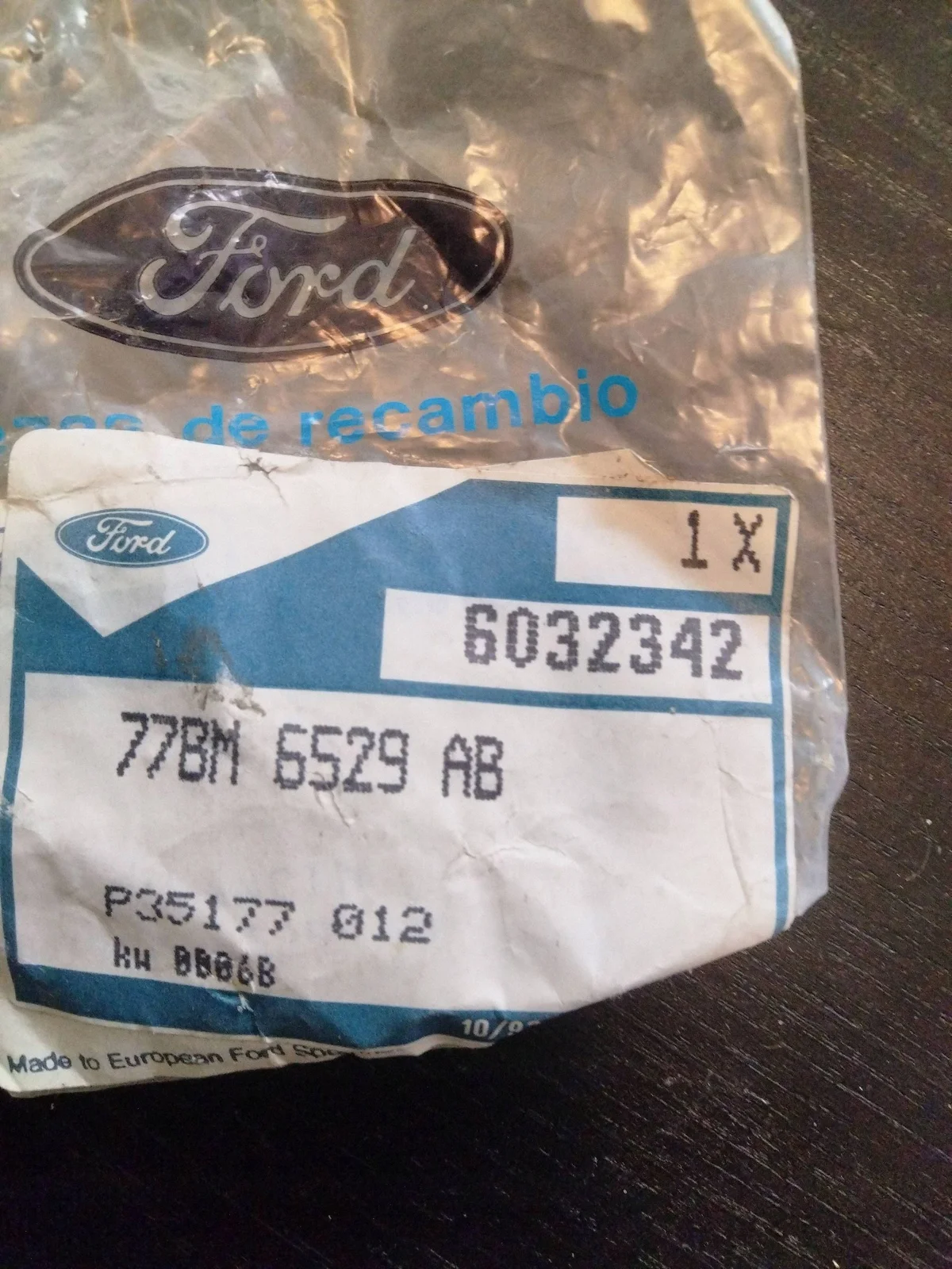 Ford Fiesta 1984 Support vilebrequin 6032341 image 5