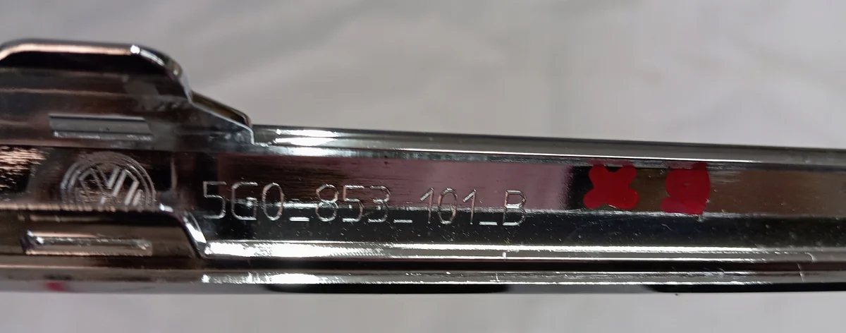 VW Golf 7 Front Bumper Trim 5G0853101B image 4