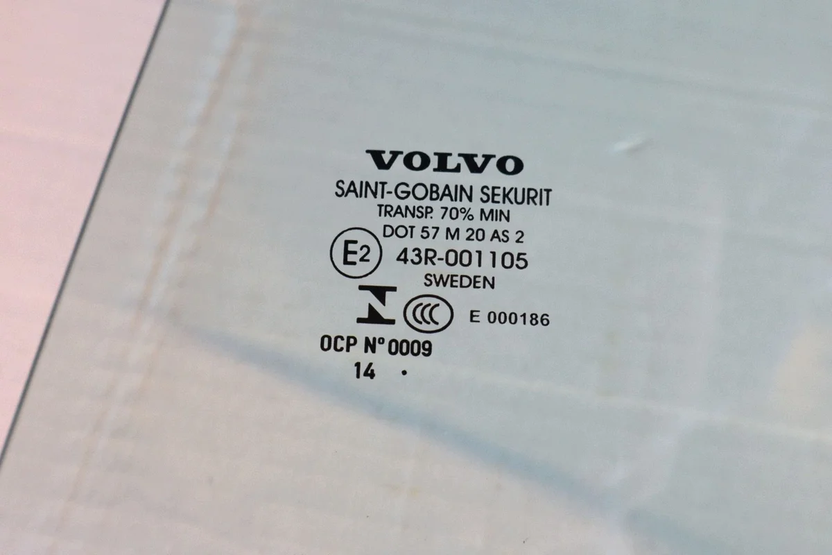 Vitre arrière gauche Volvo V60 2014 DOT57M20AS2 image 4