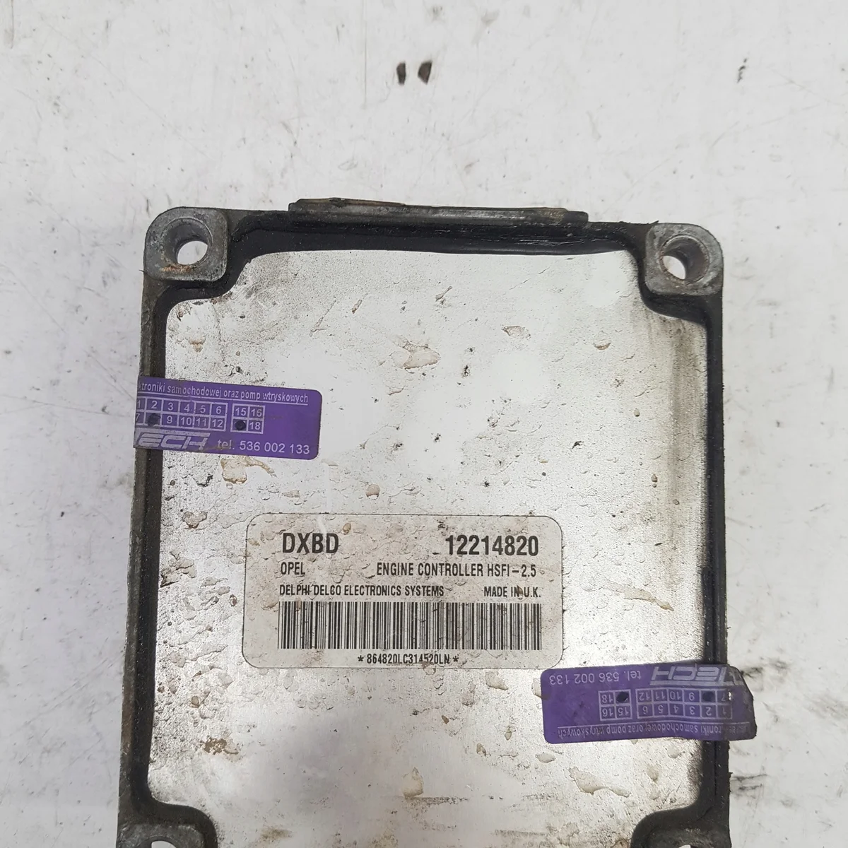 Unité de contrôle moteur Opel Meriva A 12214820