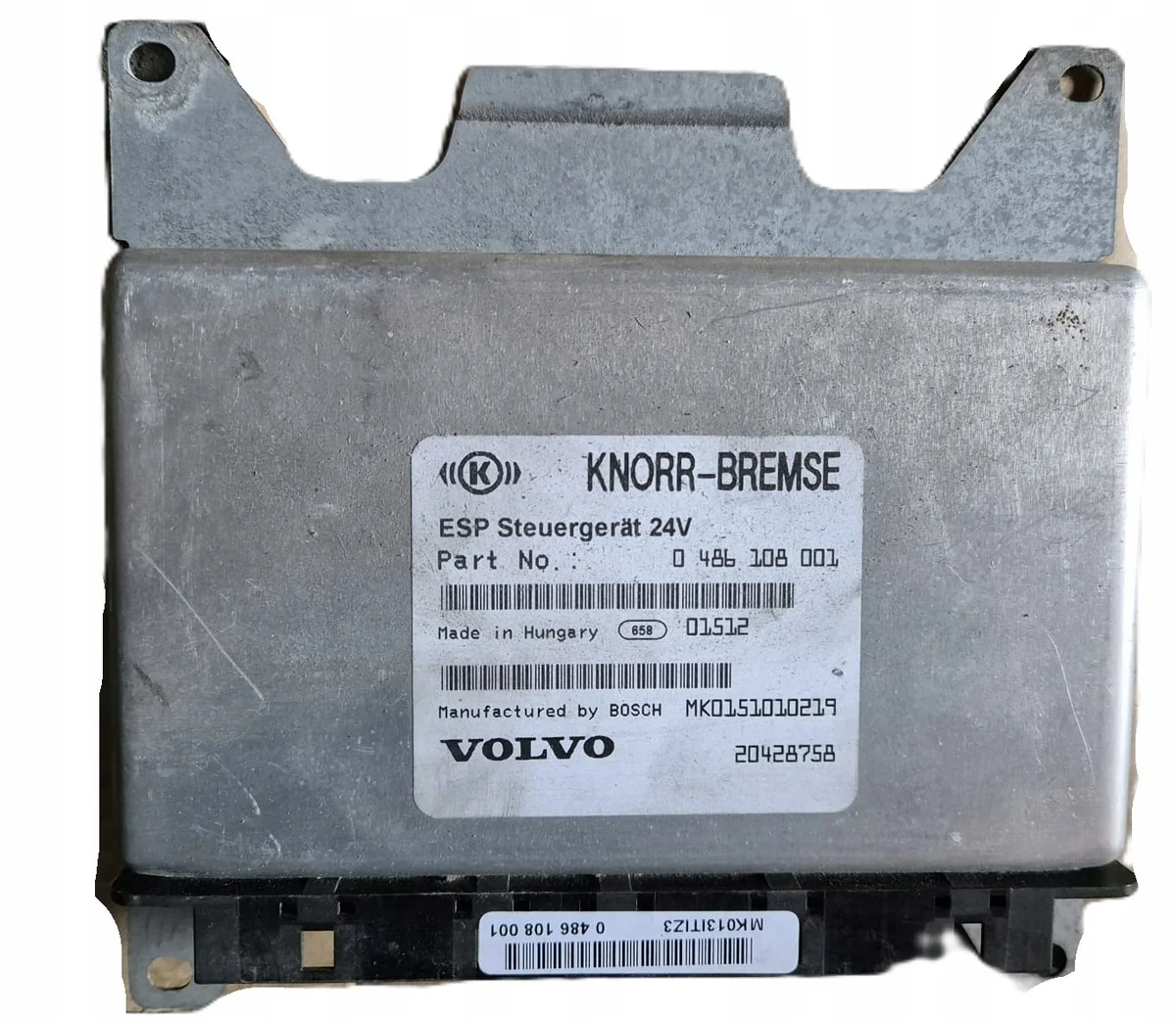 ESP Control Module KNORR 0486108001 Volvo