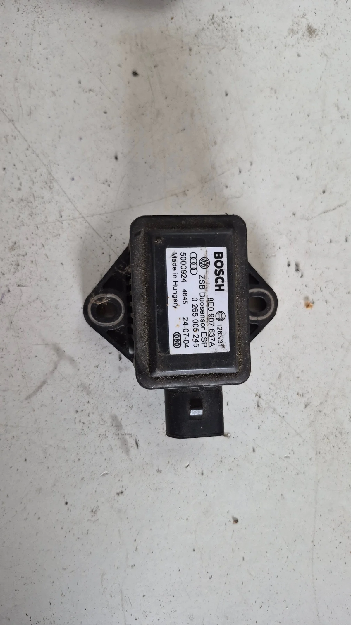 Audi A4 B6 B7 Speed Sensor ESP 8E0907637A