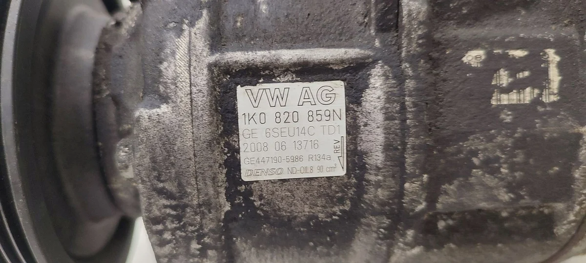 VOLKSWAGEN GOLF V 1K0820859N Support climatisation image 6