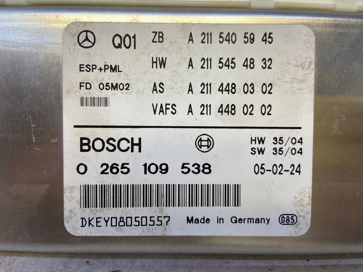 ESP Steuergerät Mercedes E W211 2005 A2115405945 image 3