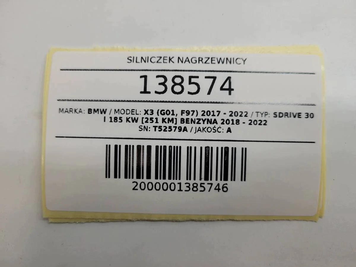 Stellmotor Heizung BMW X3 G01 T52579A image 8