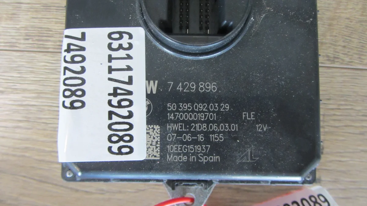 BMW X1 F48 Module 63117492089 Gebruikt image 3