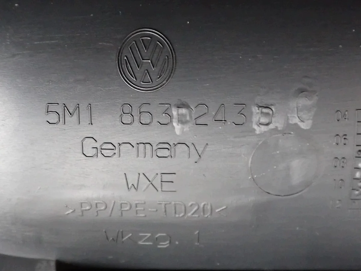Console centrale VW Golf V VI Plus 5N1857961A image 9