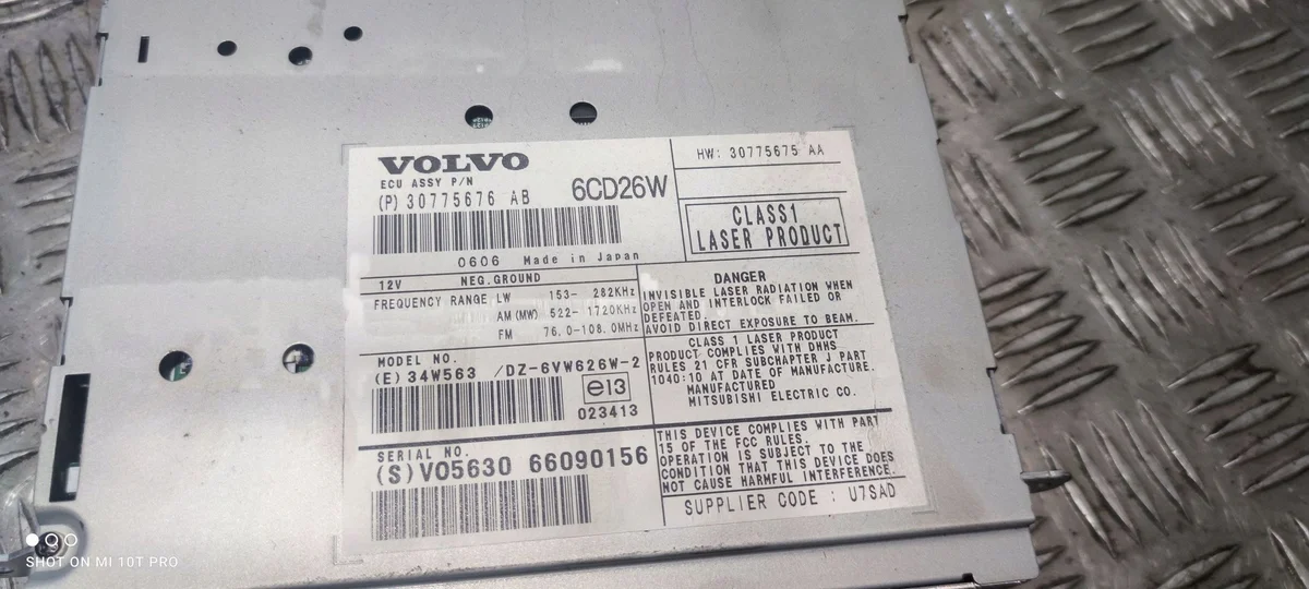 Carregador CD Volvo 30775676 Usado