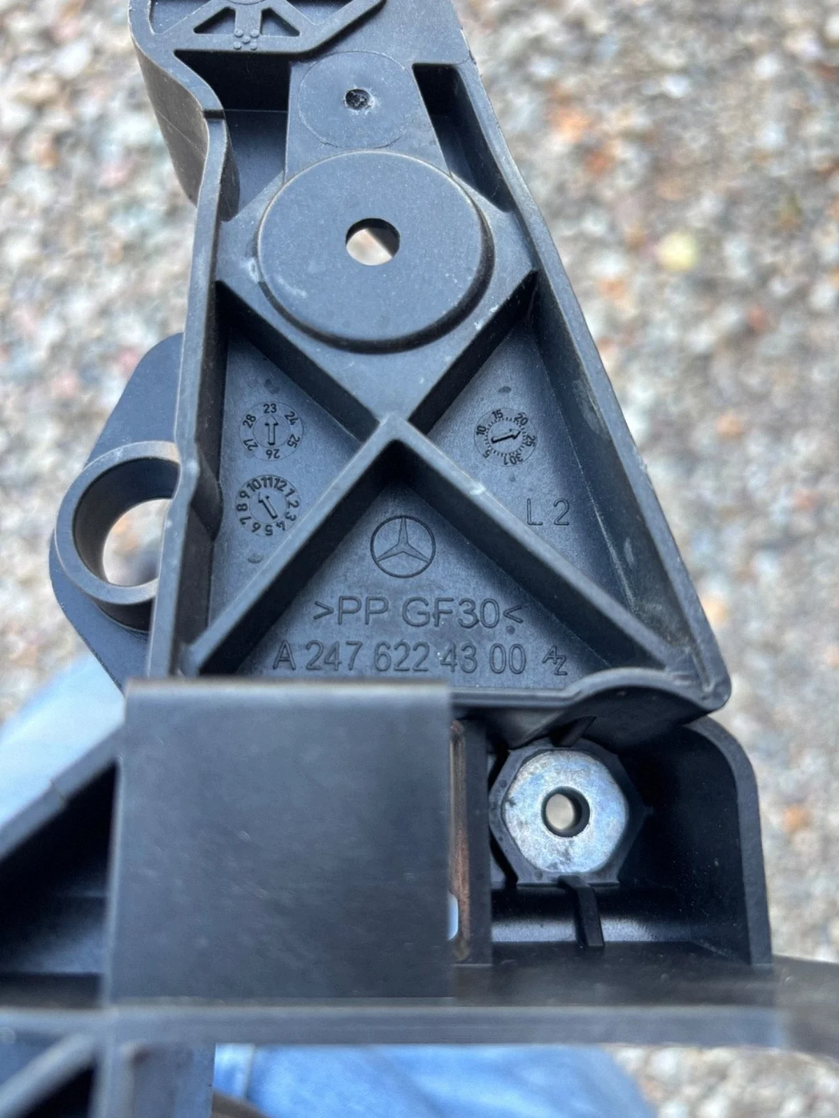 Verstärkung Kühlergrillträger A2476224300 image 4