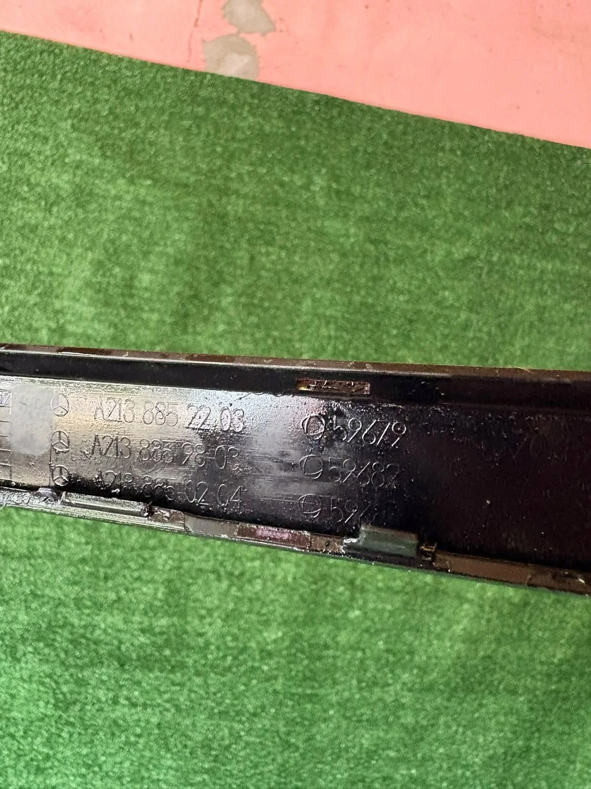 Moldura Cromada Parachoques Delantero Derecho Mercedes W213